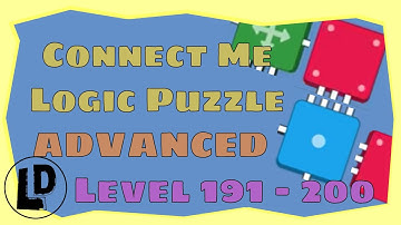 Connect Me - Logic Puzzle Advanced Level 191 - 200 Solution