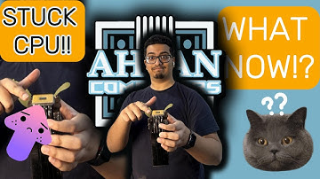 CPU Cooler Removal Gone WRONG! 😱 (CPU Stuck to Cooler?!)