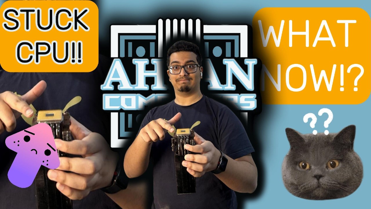 CPU Cooler Removal Gone WRONG! 😱 (CPU Stuck to Cooler?!) - YouTube
