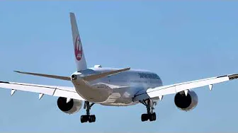 Japan Airlines Airbus A350-1000 Landing at Los Angeles (LAX)