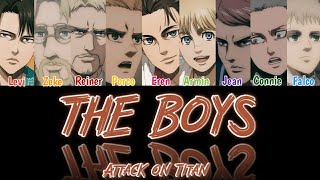 Girls' Generation - The Boys by Attack on Titan (Color Coded Lyrics)