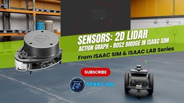 Tutorial #10 (Part 3) – 2D LiDAR Sensor in Isaac Sim | Action Graph + ROS2 Bridge