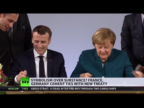 France and Germany pledge to defend each other in new treaty