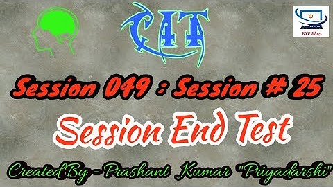 Session 49 - Session 25 - BS CIT - Session End Test