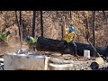 Impacted by the Devastation of Wildfire, Corpsmembers Rise to Serve