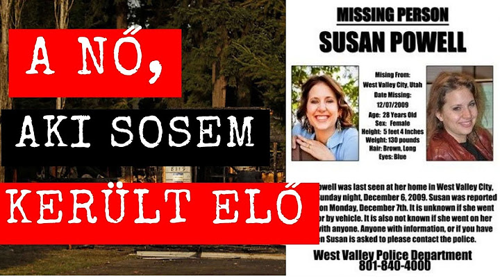 Susan Powell Megoldatlan REJTÉLYES ELTŰNÉSE