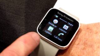 Sony Bluetooth SmartWatch demo from CES 2012