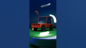 If cars were magic-made!  #3d #animation #3danimation