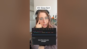 Unhinged sorting algorithms 😵‍💫 #coding