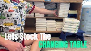 Lets Stock the Changing Table | ABDL