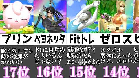 スマブラ女性キャラ