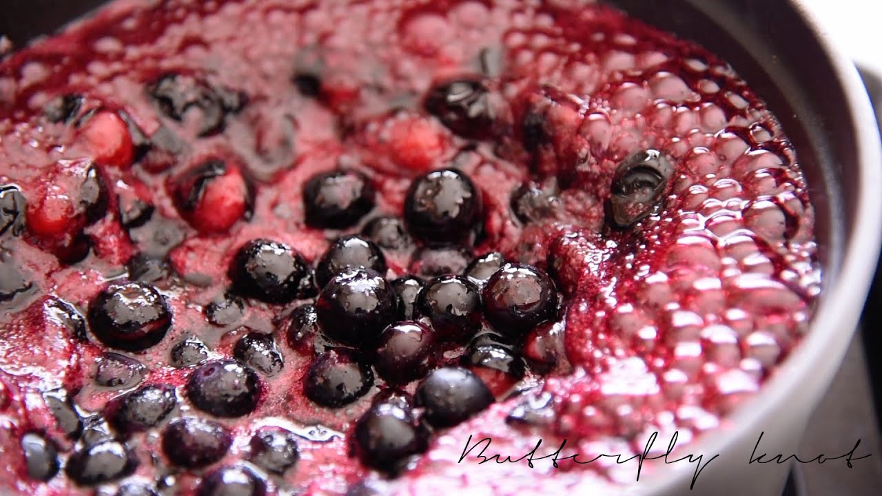 ?ブルーベリージャム?Blueberry jam - YouTube