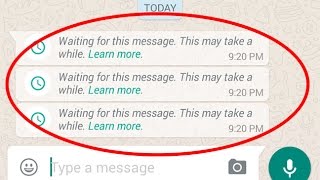 How to fix Waiting for this message.This may take a while error in whatsapp screenshot 3