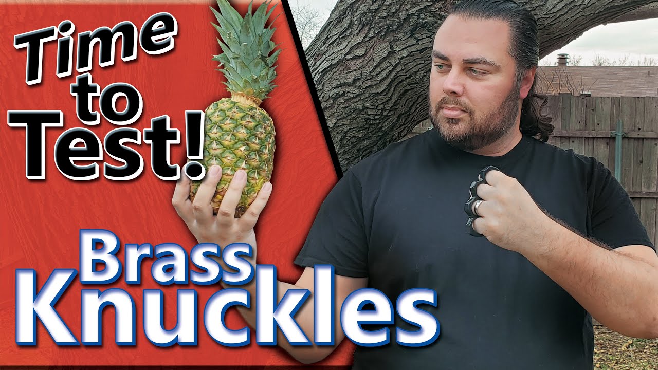 Brass Knuckle Test Knuckle Duster Effectiveness YouTube