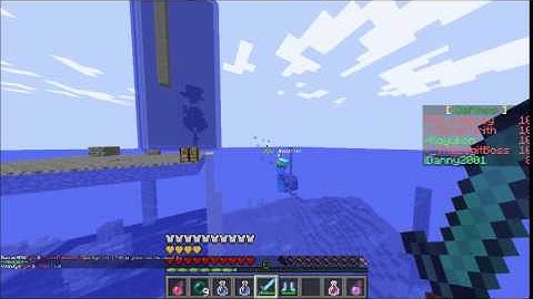 Hacker on Cosmic PvP Lava Planet