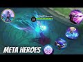 i killed all meta Heroes by their ult 🤣 || Valentina buff again in meta