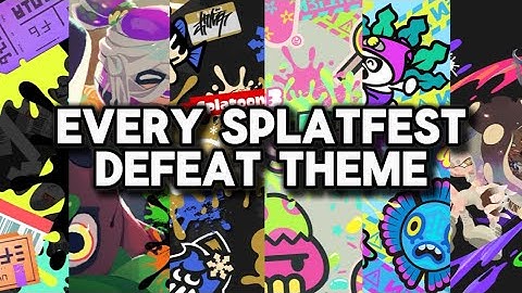 Every Splatfest Defeat Theme in Splatoon 3 (Grand Festival Update)
