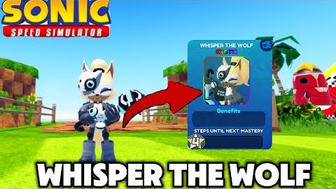 Unlocking Whisper The Wolf *Sonic Speed Simulator*