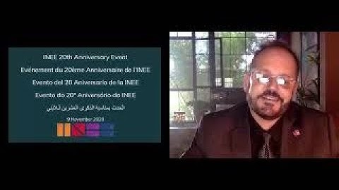 INEE 20th Anniversary Global Event (English)