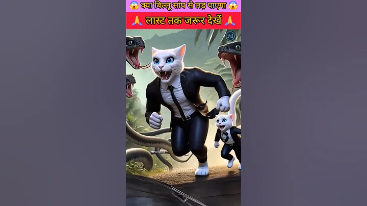 Dad Cat and his son fought with Snakes 🙀 #cat #catsoftiktok #shortsfeed #trendingshorts #viralshorts