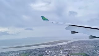 Storm Isha Bumpy Approach into Dublin | Aer Lingus A330 | 4K 60FPS HDR