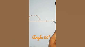 #Construction #Shorts # How to make Angle 50°