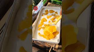 Chocolate Coated Mango Graham Sandwich