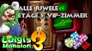 ALL JEWELS LOCATION - FLOOR 5 - VIP ROOM 👻 LUIGI'S MANSION 3 screenshot 2