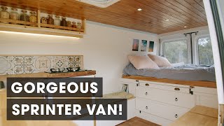 Gorgeous DIY Sprinter Van Conversion Tour