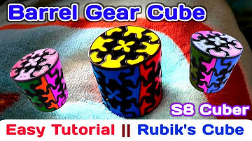 How to solve Barrel Gear Cube in 9 minutes only cube💎 Rubik