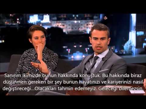 Shailene Woodley & Theo James on Live TR Altyazılı