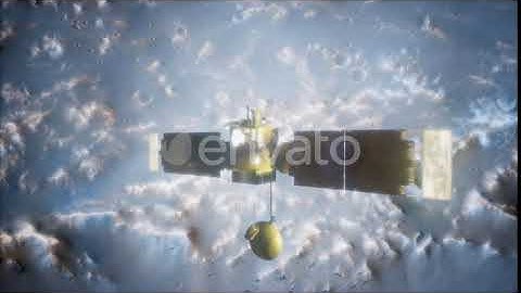 Global Surveyor Orbiting Mars Planet | Motion Graphics - Envato elements