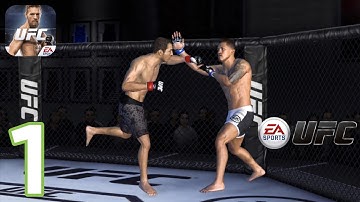EA SPORTS UFC Mobile - Gameplay Walkthrough Part 1 - HeavyWeight: Fights 1-4 (iOS, Android)