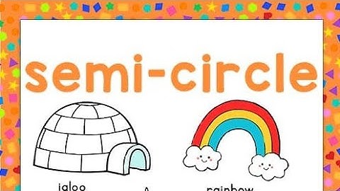 introduction of semi-circle//for beginners//for kids