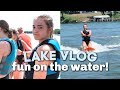 LAKE VLOG: we learned how to kneeboard and going home :(