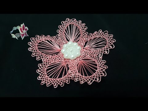 Yapımı farklı iğne oyası | interesting technique |embroidery thread