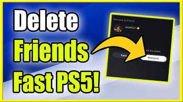 How to DELETE Friends on PS5 FAST! (Mass Delete Quickly!)