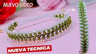 Pulsera de nudo alondra estilo  Doble tejido