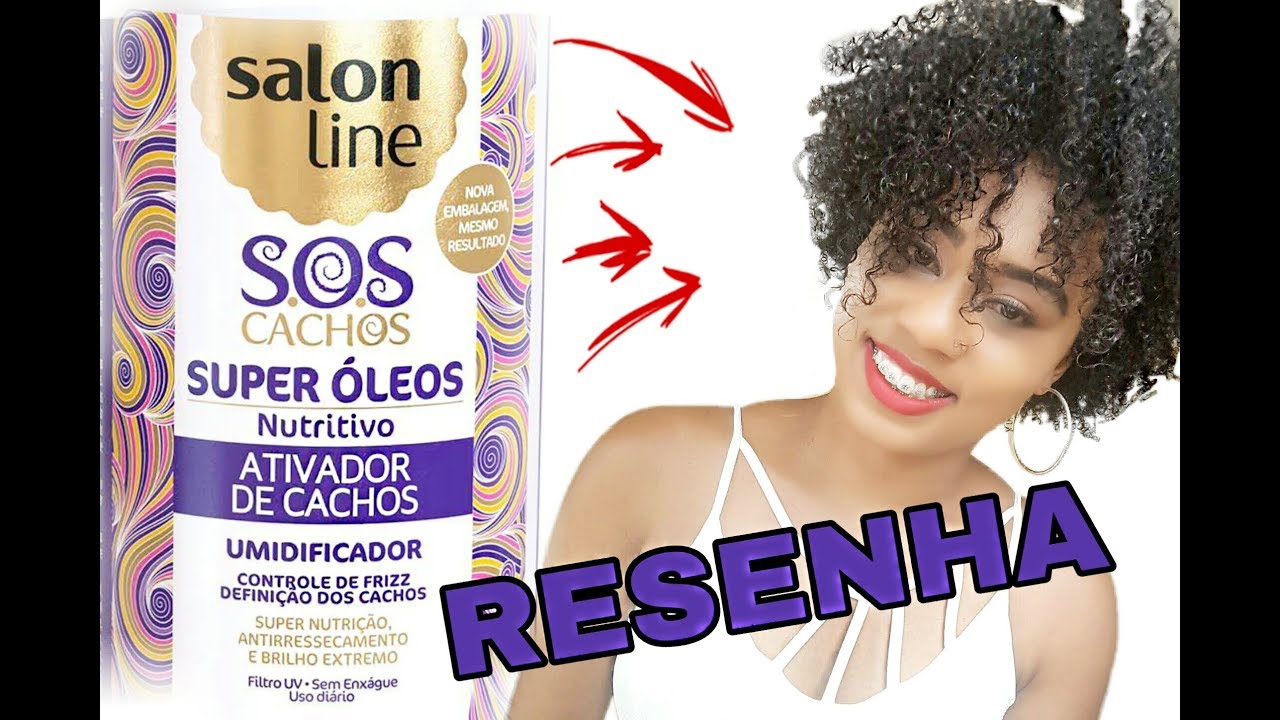 Resenha Ativador De Cachos S O S Cachos Nutritivo Salon Line Suzan Boyer Youtube