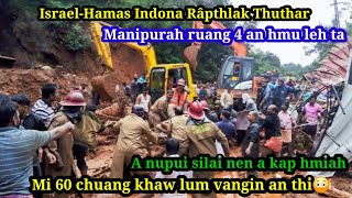 Israe-Hamas Thuthar || Manipurah ruang 5 an hmu leh ta | India ramah Mi 60 chuang an thi