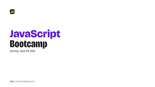 Javascript Tutorial 2024 - Complete Javascript Bootcamp