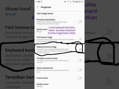 Cara mengubah keyboard