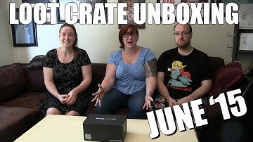LootCrate Unboxing - June 2015 - Cyber Theme