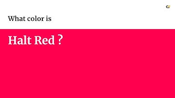 Halt Red color #ff004f hex color - Red color - Cool color ff004f
