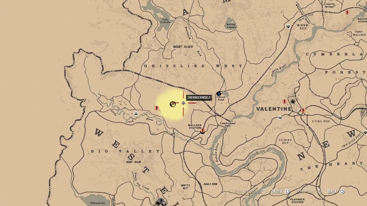 East Watsons Treasure Map Location - Red Dead Online - YouTube