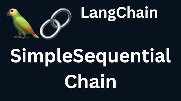 LangChain 20: Simple Sequential Chain in LangChain | Python | LangChain