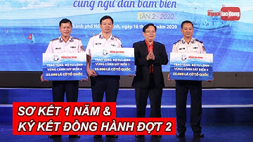 Một triệu lá cờ Tổ quốc cùng ngư dân bám biển: Sơ kết 1 năm thực hiện và ký kết đồng hành đợt 2