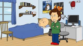 Clic Caillou Refuses To Go To Schoolgrounded