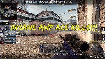 CS GO : Insane awp ace!!!!!crazy skills!!!!!
