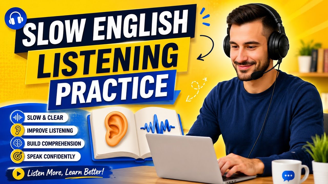Learn English with Podcast | Slow English Listening & Fluency Practice ...